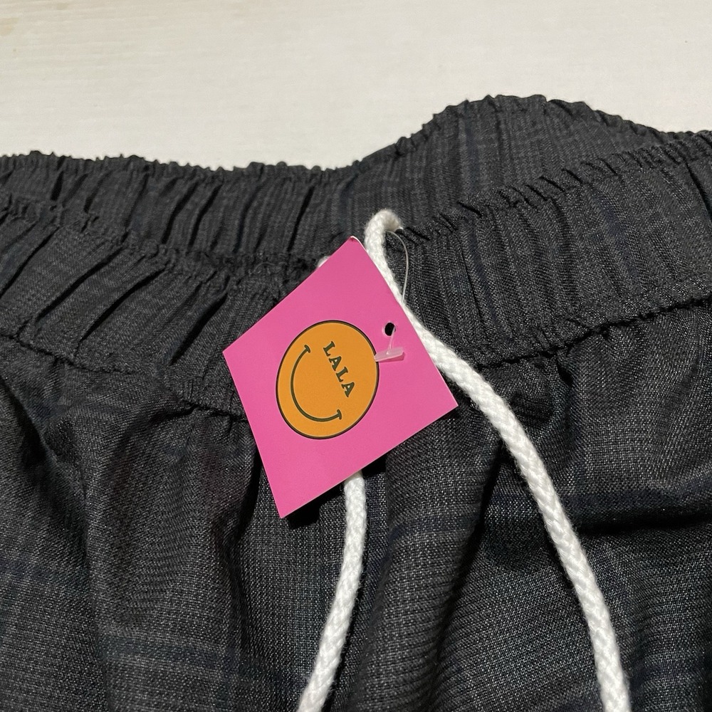 Dressed in Lala Feminine Rage Trouser Track Pants XL Leopard Embroidered NWT - Picture 3 of 10